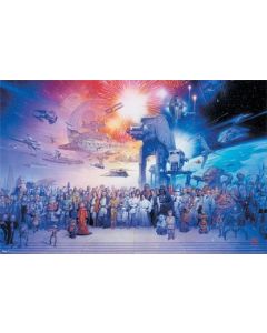 Star Wars - Galaxy 22x34 Poster