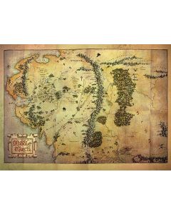 Lord of the Rings Middle Earth Map