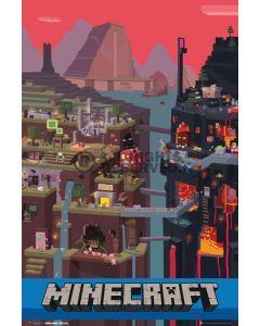 Minecraft - Underground World Gaming Poster