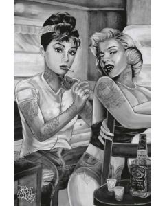 Audrey and Marilyn Tattoo by James Danger Harvey