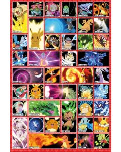 Pokemon - Moves - 24x36 Poster  