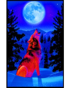 Wolf Moon - Blacklight (Non Flocked)