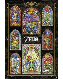 Zelda - Stained Glass Collage*