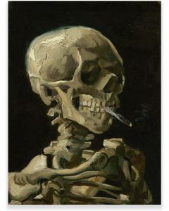 Skeleton Smoking - Van Gogh