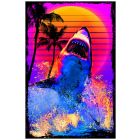 Shark Beach - Black Light (Non Flocked)