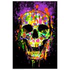 Splatter Skull Blacklight (Non Flocked)